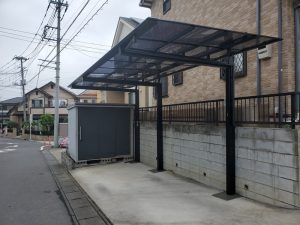 さいたま市岩槻区 カーポート交換工事 完成